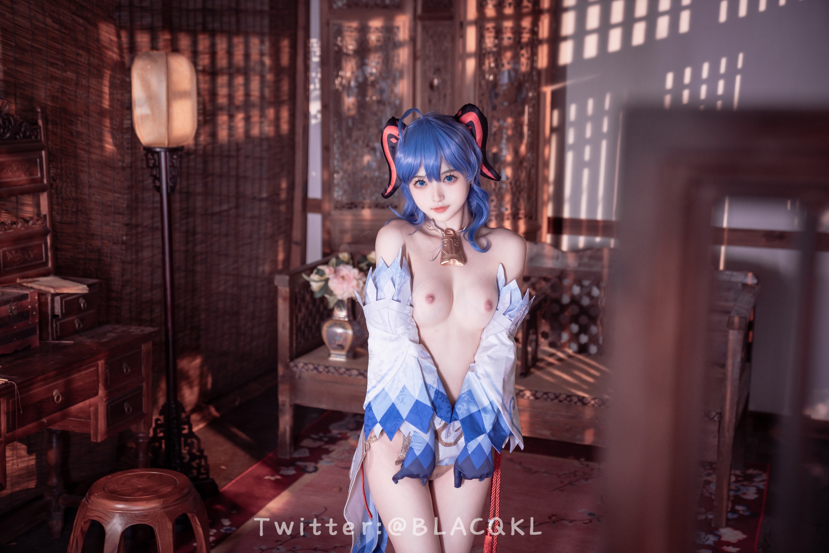 图片[1]-白莉爱吃巧克力 – NO.003 甘雨[90P]-XikXak